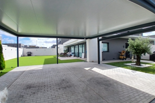 Tipos de Techos Pérgolas de aluminio techo fijo